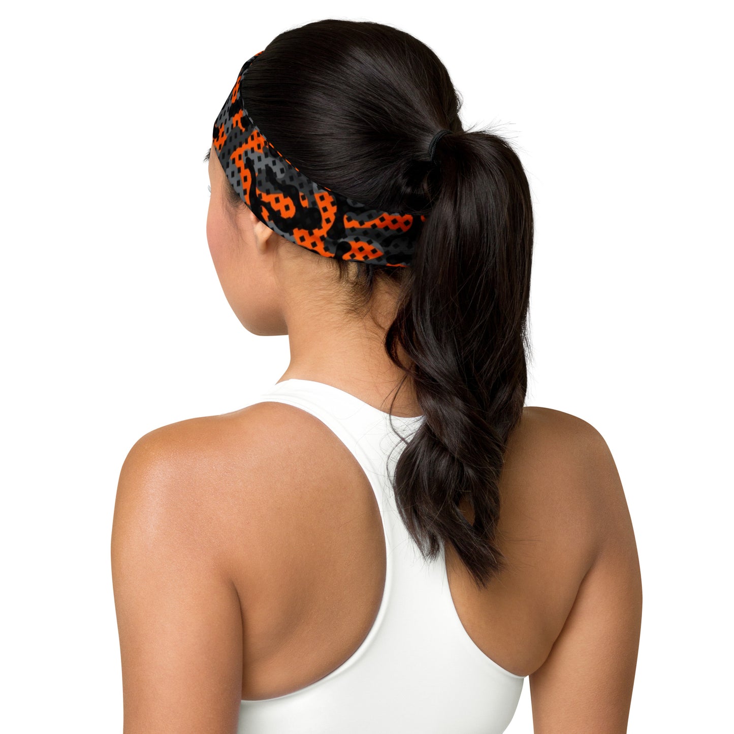 DrDamon Orange Camo Headband