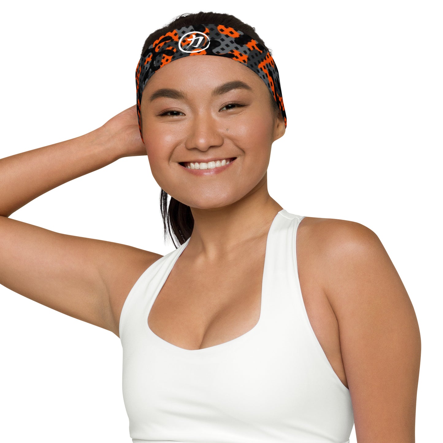 DrDamon Orange Camo Headband