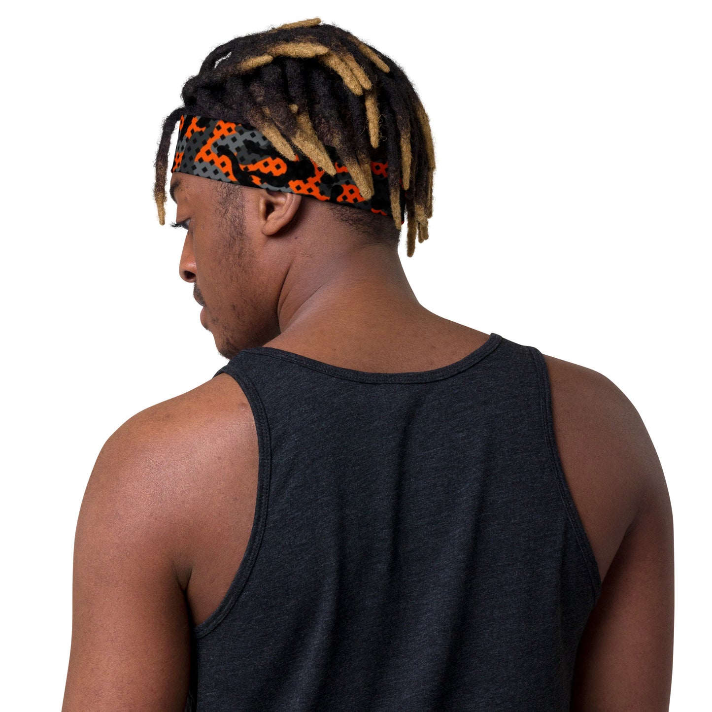 DrDamon Orange Camo Headband