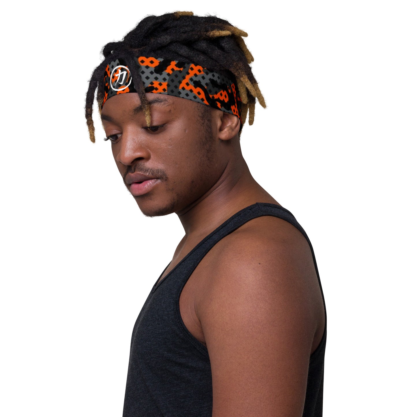 DrDamon Orange Camo Headband