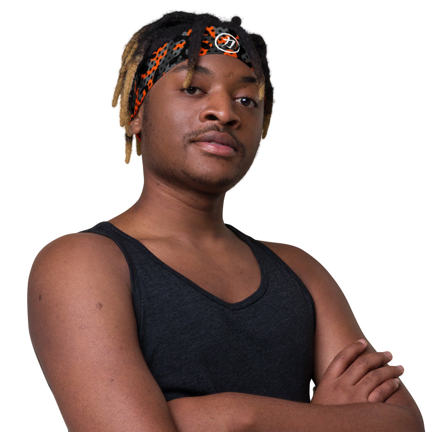 DrDamon Orange Camo Headband